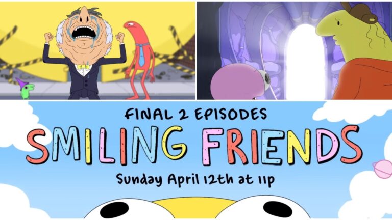 Trailer revela episódios finais emocionantes de Smiling Friends no Adult Swim