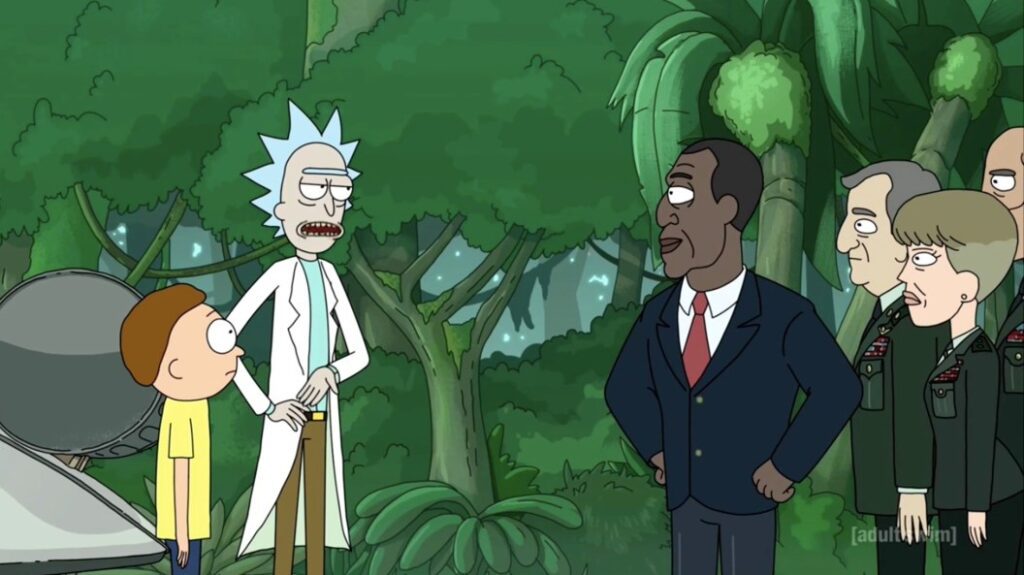 Conheça o spin-off de Rick and Morty que traz uma comédia no escritório presidencial